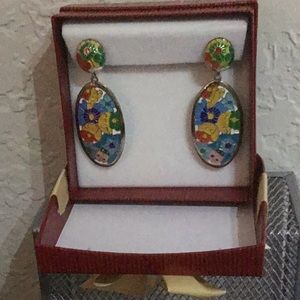 Honduran artisan earrings...stainless steel